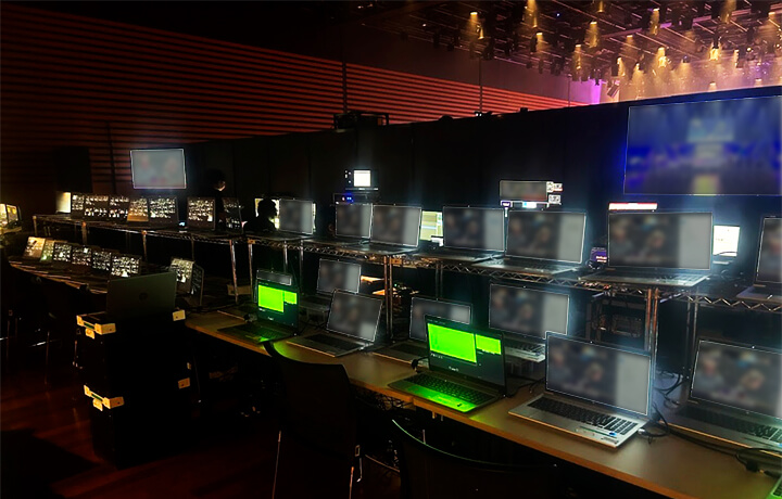 ハイブリッド配信